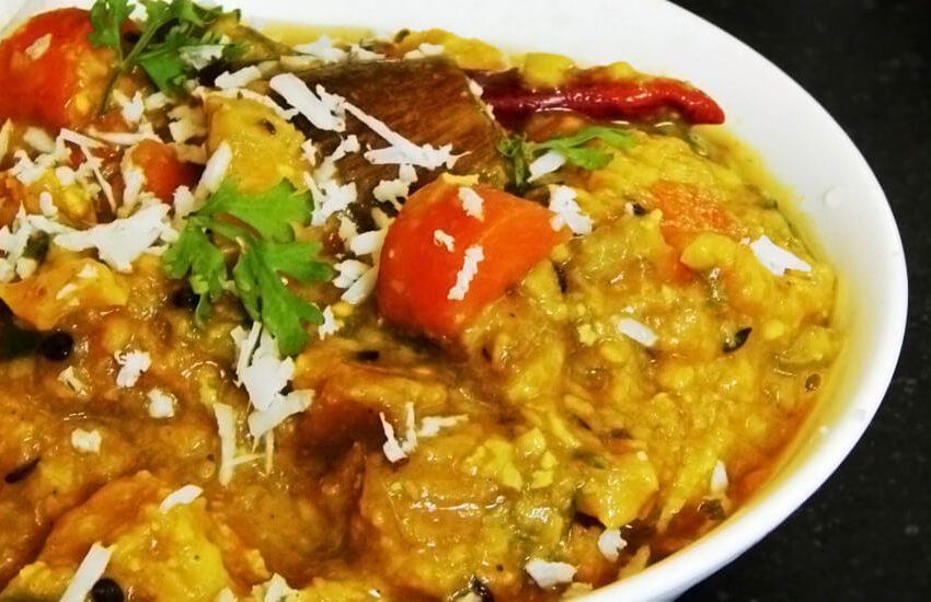  Odisha Dalma-dal cooked with greens vegetable